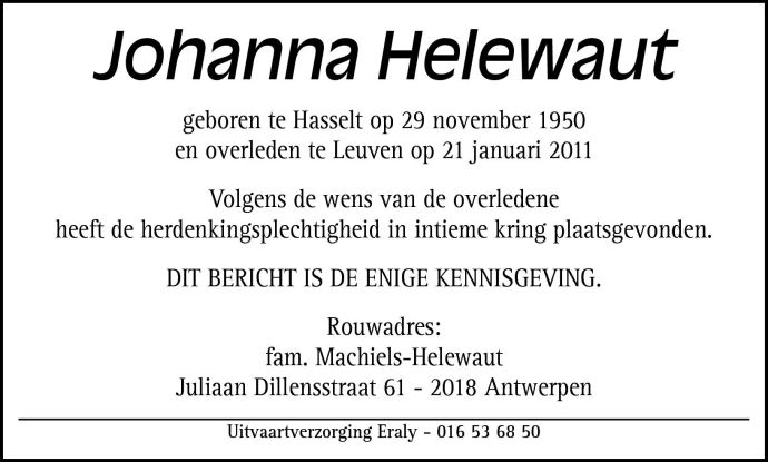 Johanna Helewaut