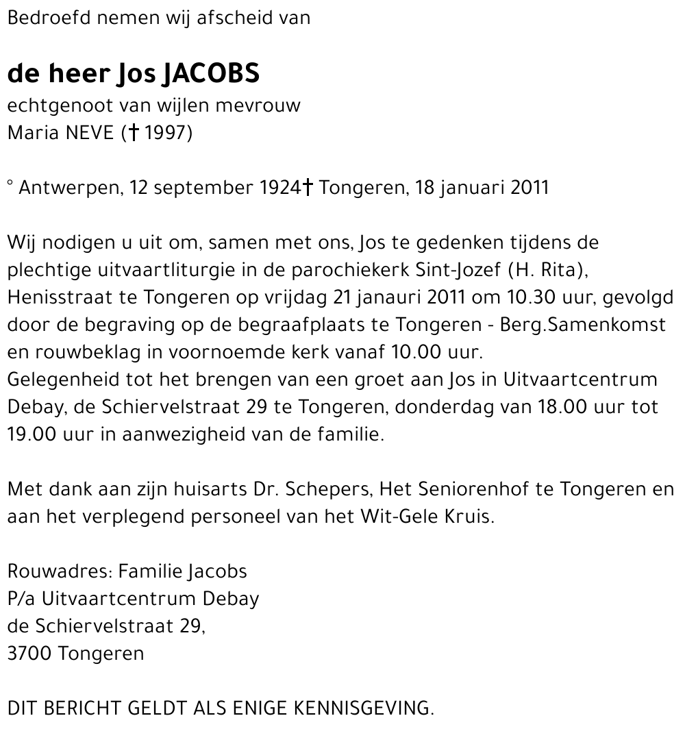 Jos JACOBS