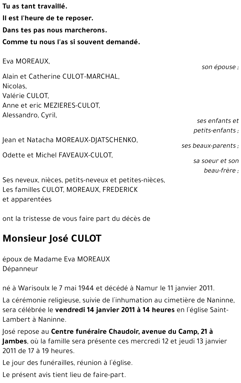 José CULOT