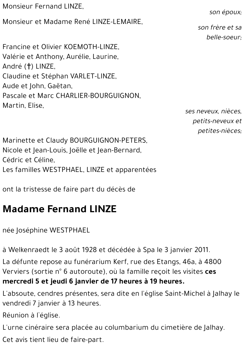 Joséphine WESTPHAEL