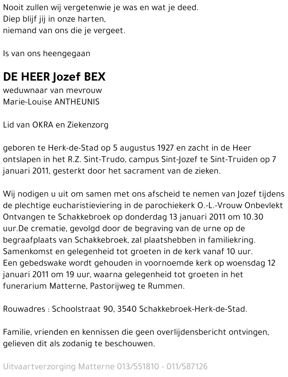 Jozef Bex