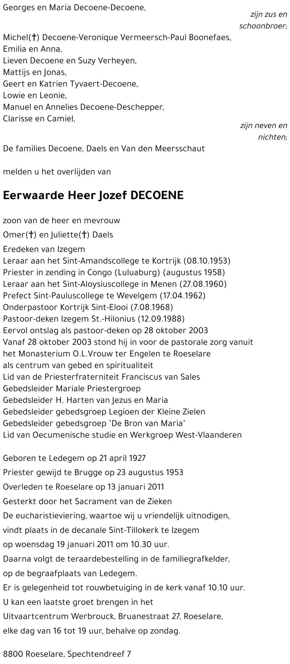 Jozef DECOENE