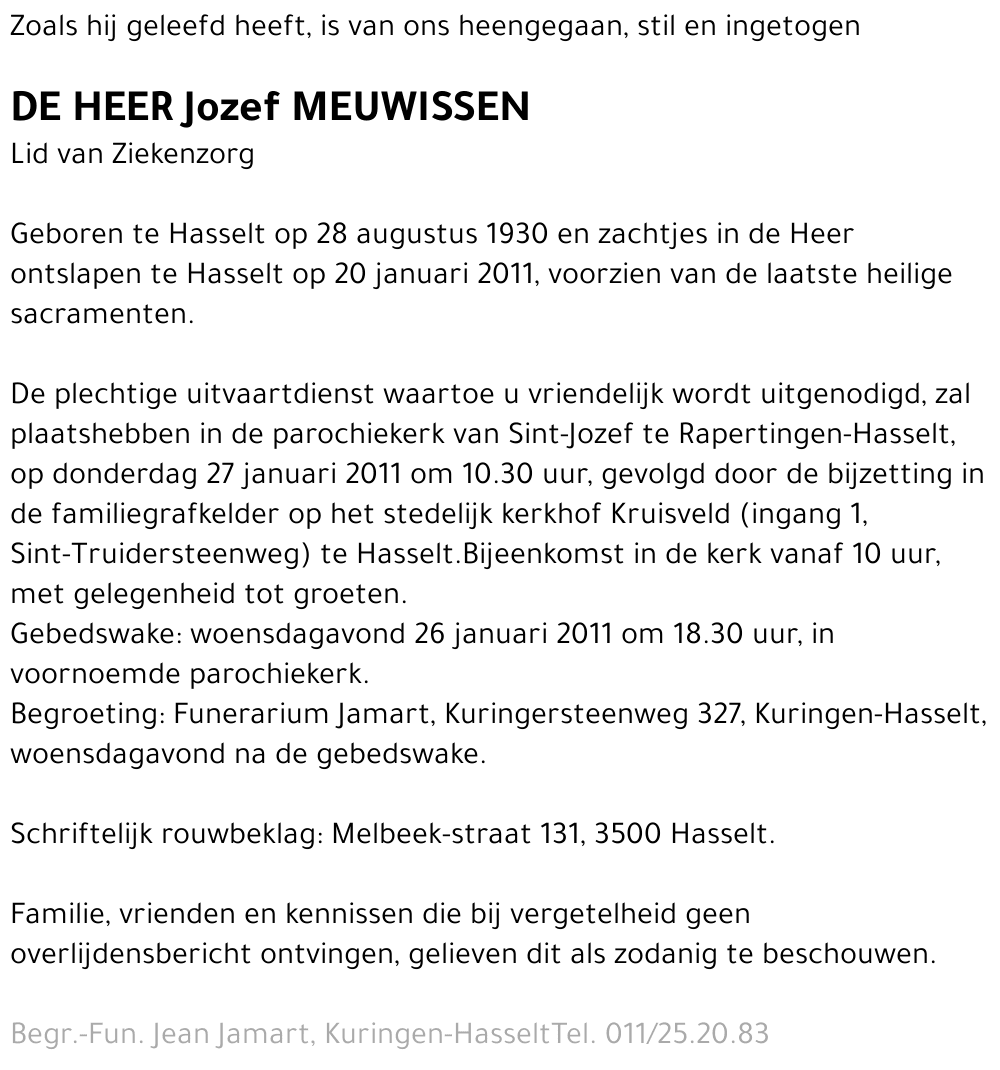 Jozef Meuwissen