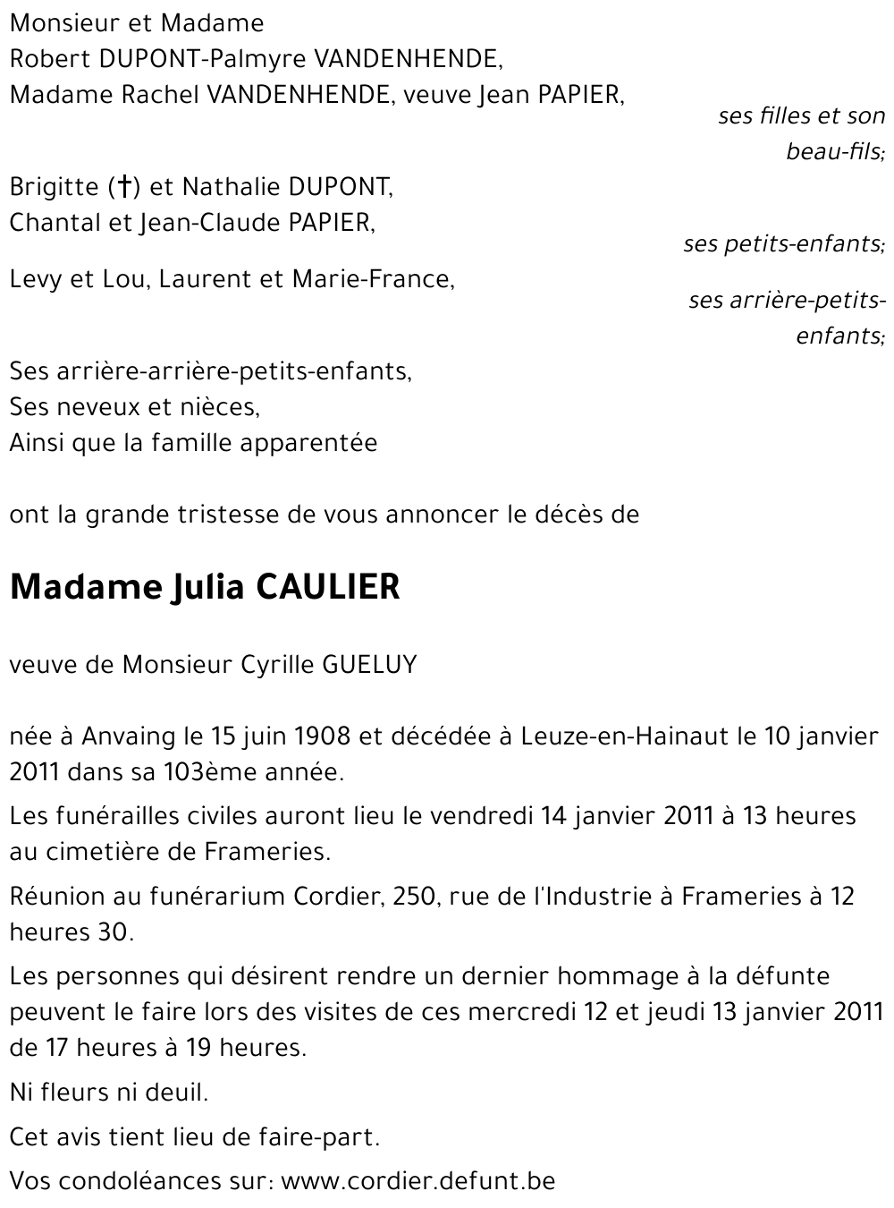 Julia CAULIER