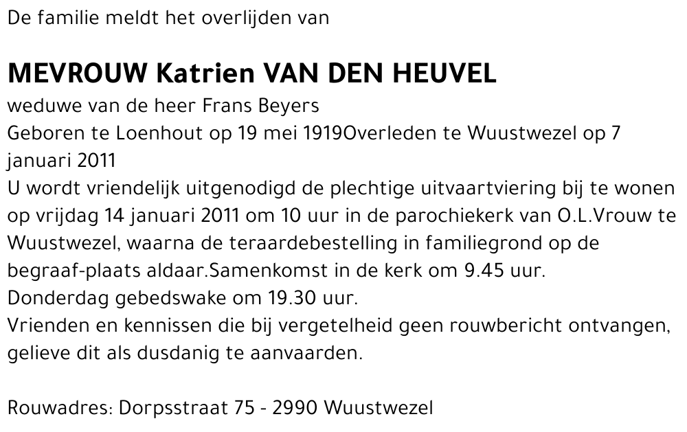 Katrien Van Den Heuvel