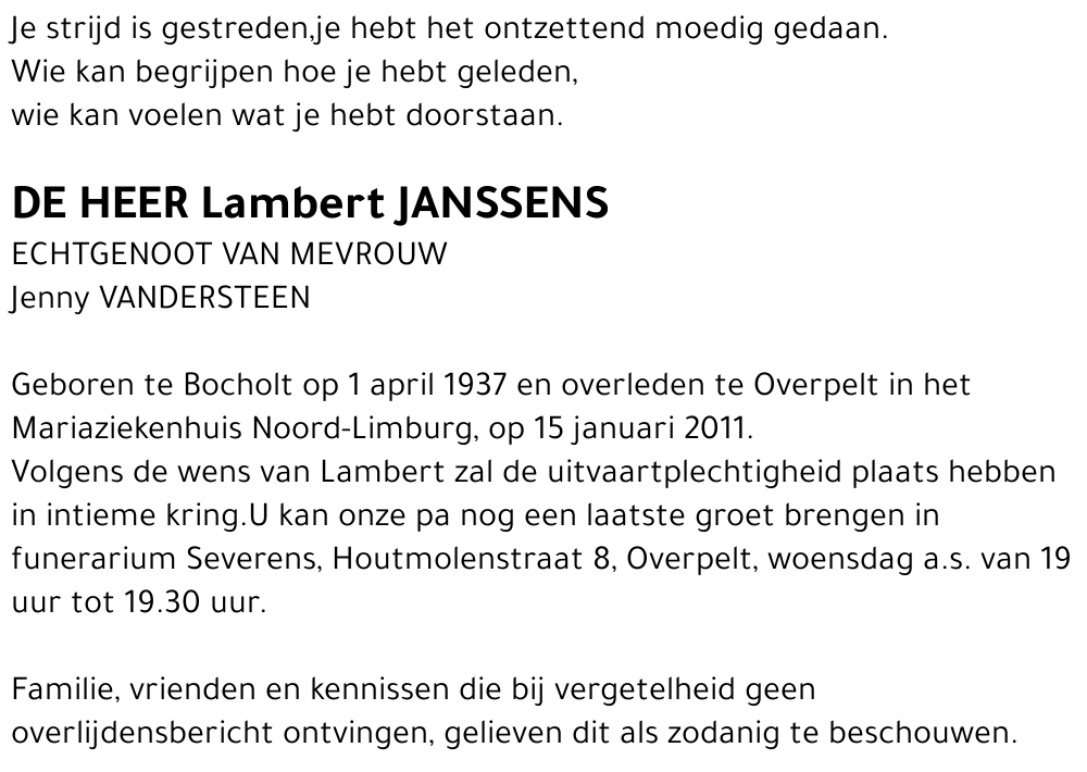 Lambert Janssens