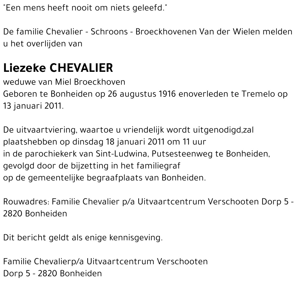 Liezeke Chevalier
