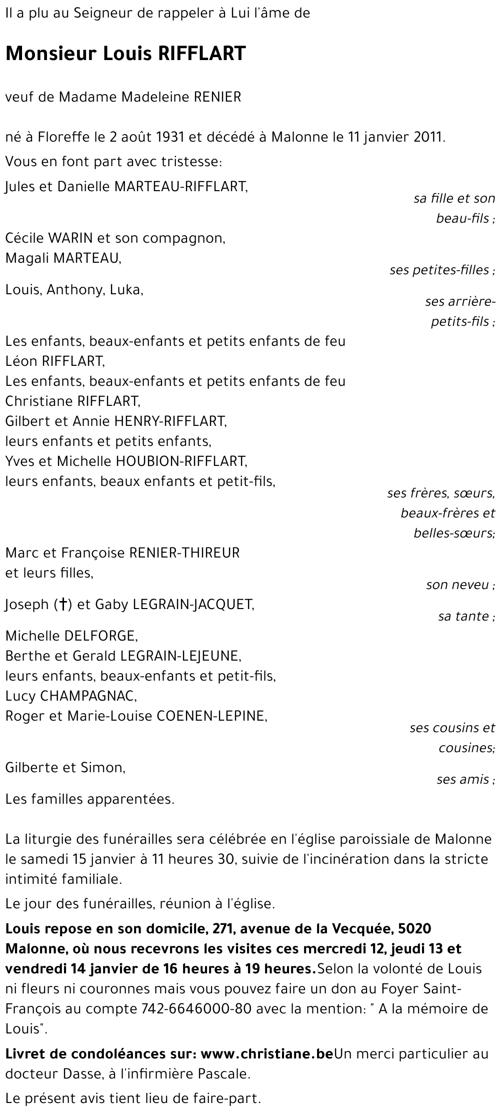 Louis RIFFLART