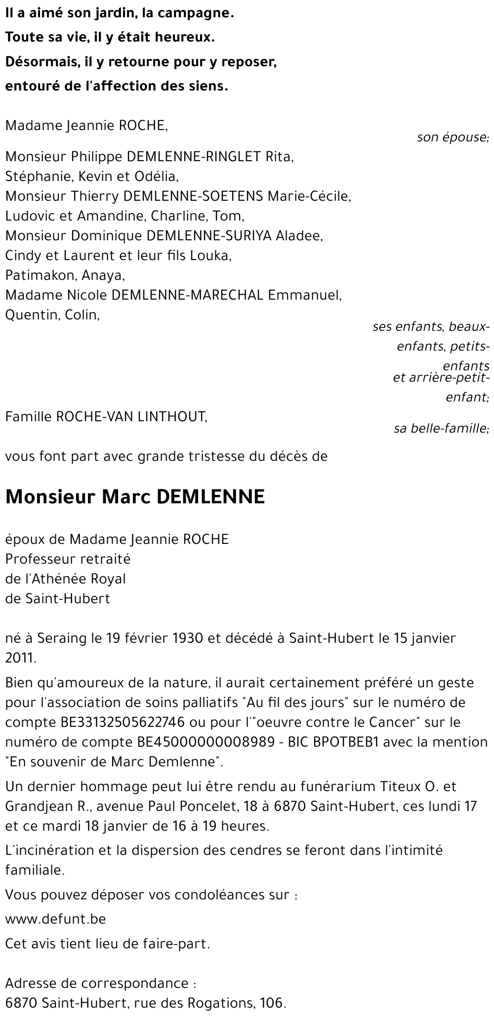 Marc DEMLENNE