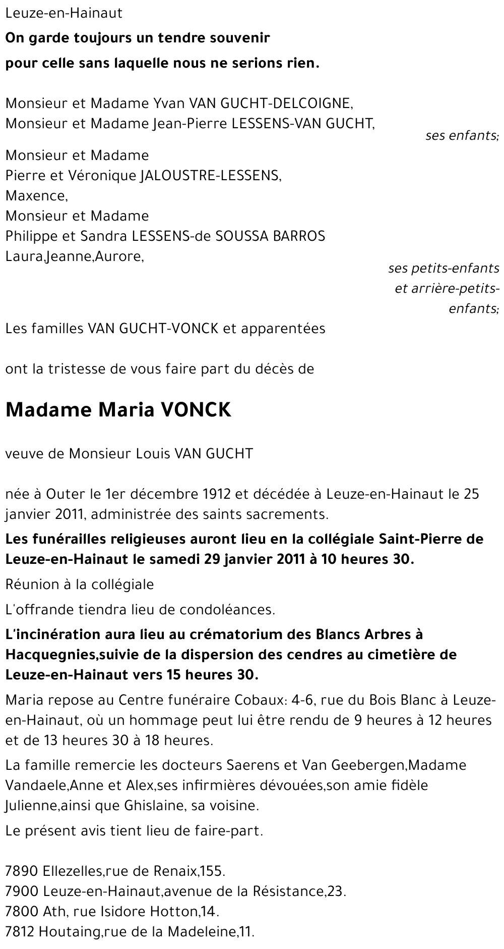 Maria Vonck