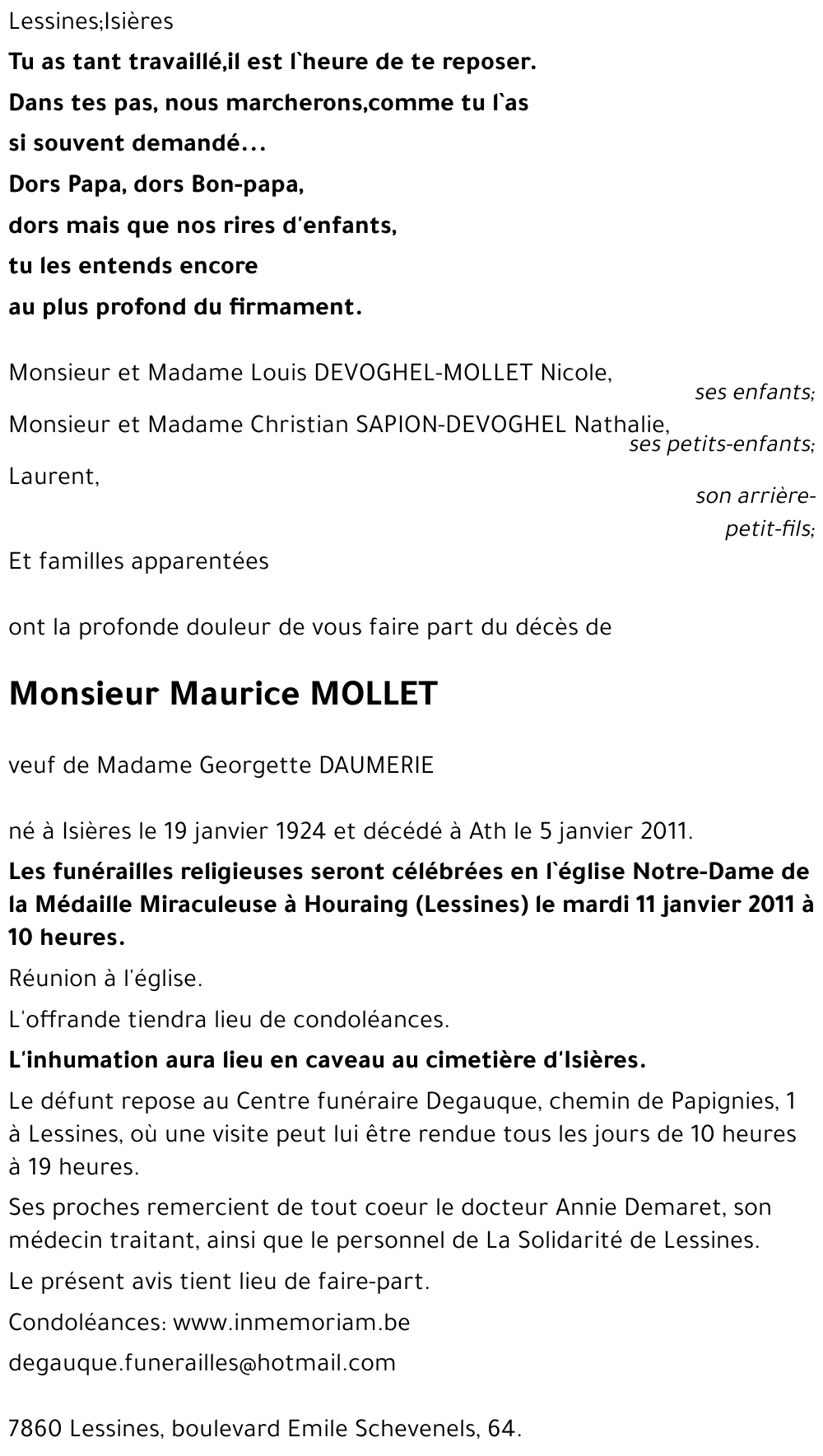 Maurice MOLLET