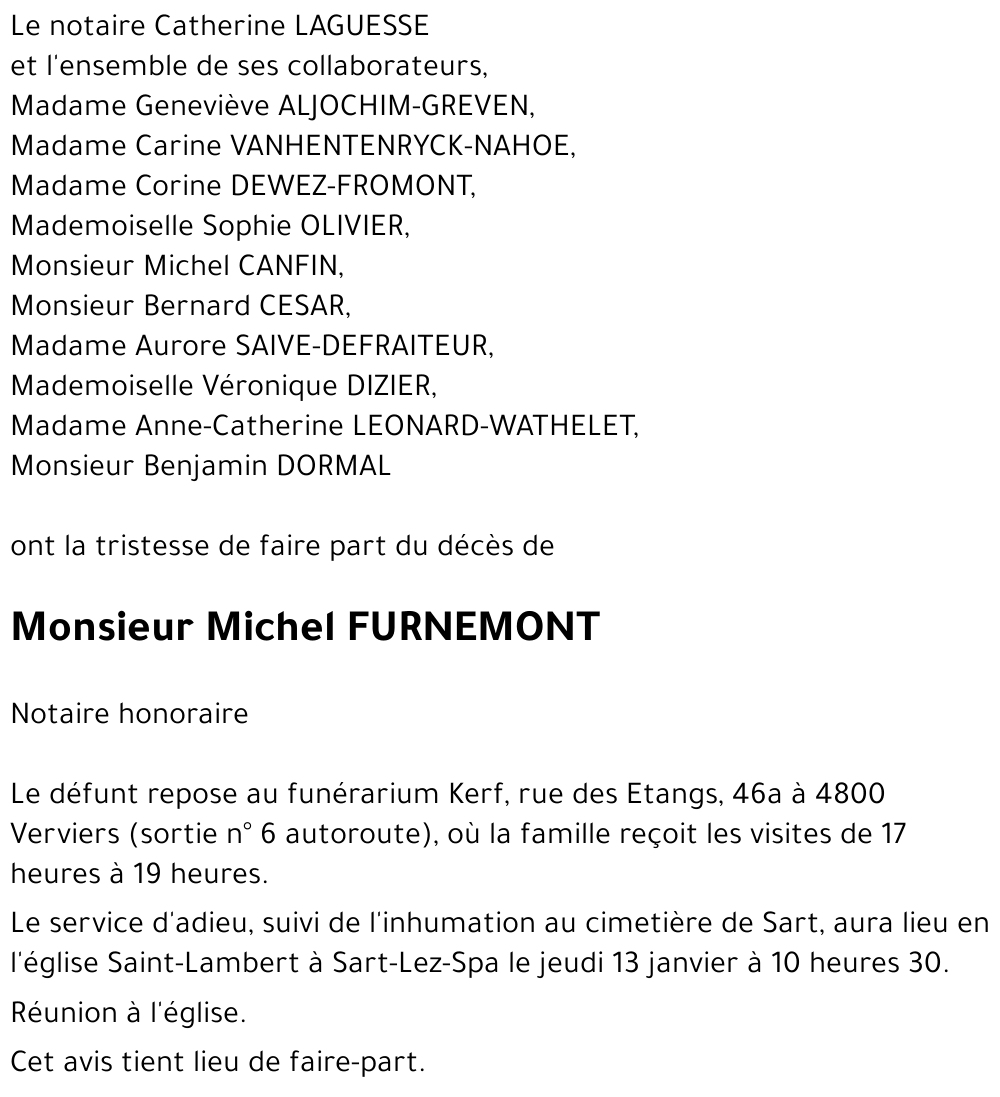 Michel FURNEMONT