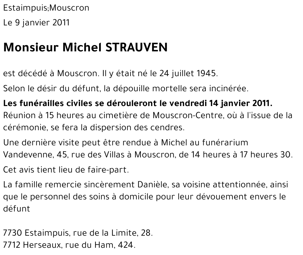 Michel STRAUVEN