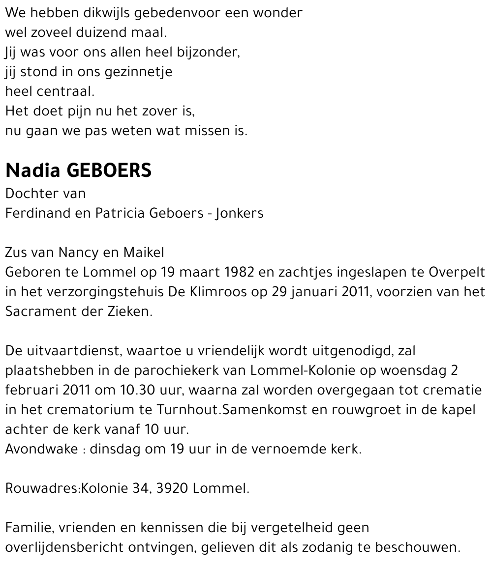 Nadia Geboers
