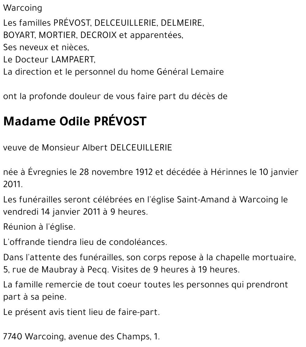 Odile PREVOST