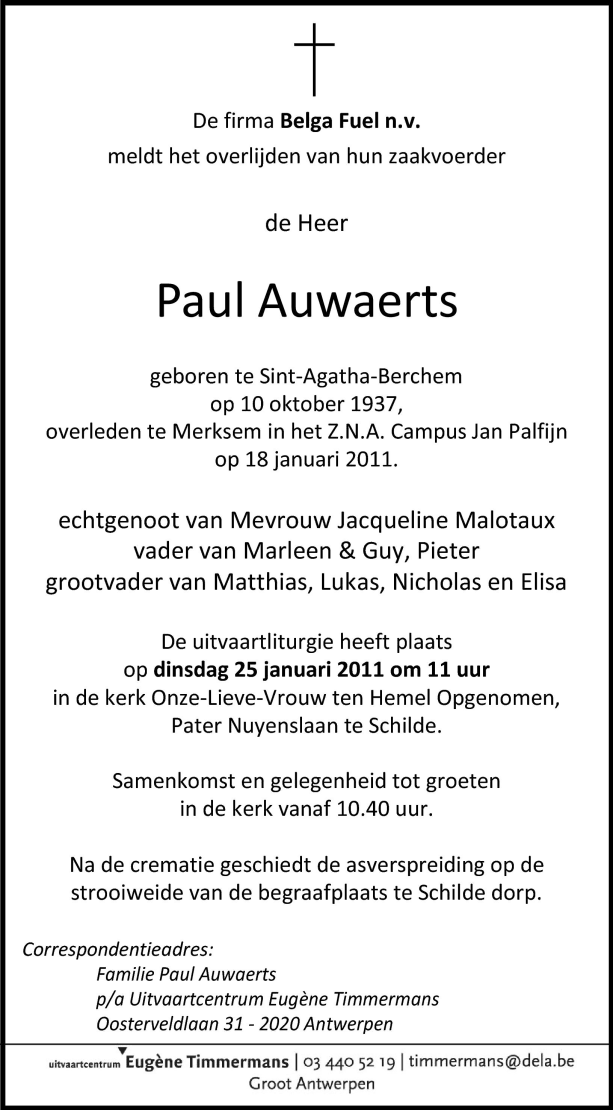 Paul AUWAERTS