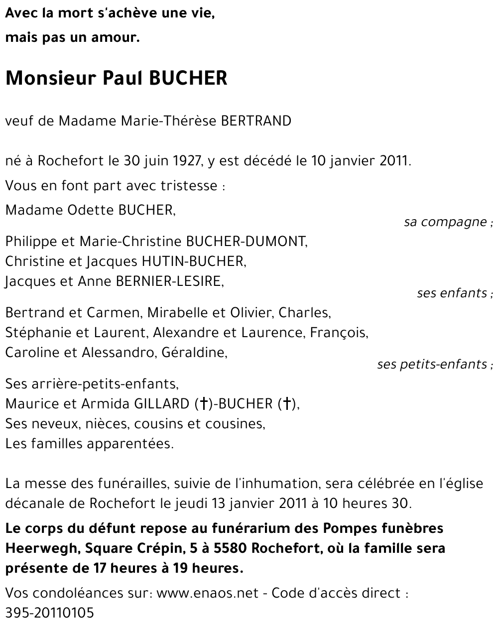 Paul BUCHER
