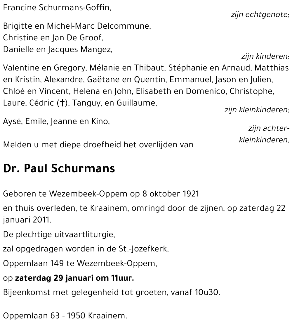 Paul SCHURMANS