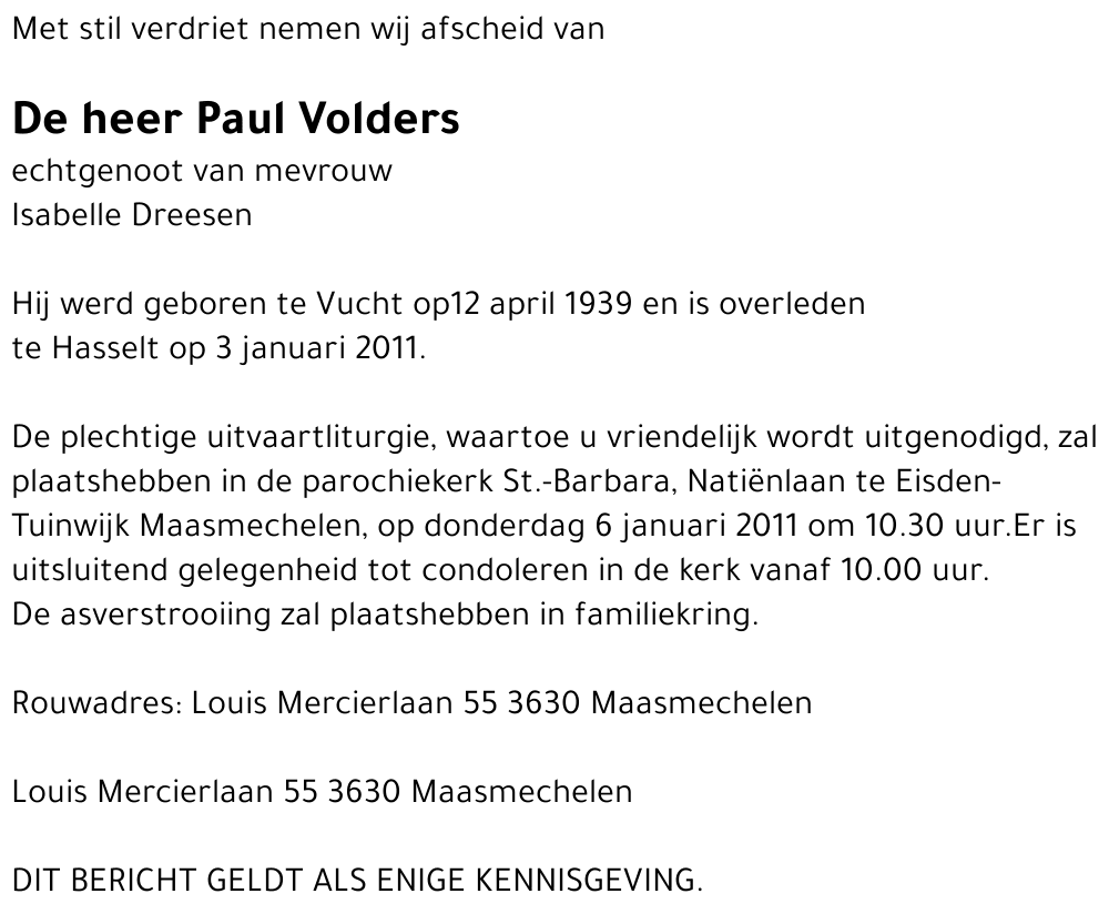 Paul Volders