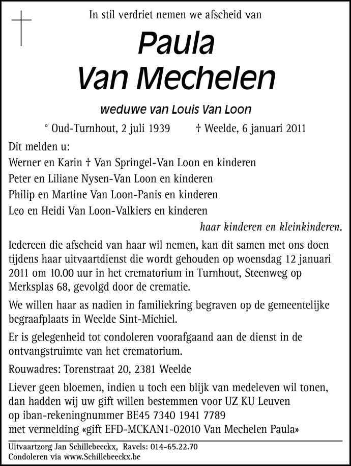 Paula Van Mechelen