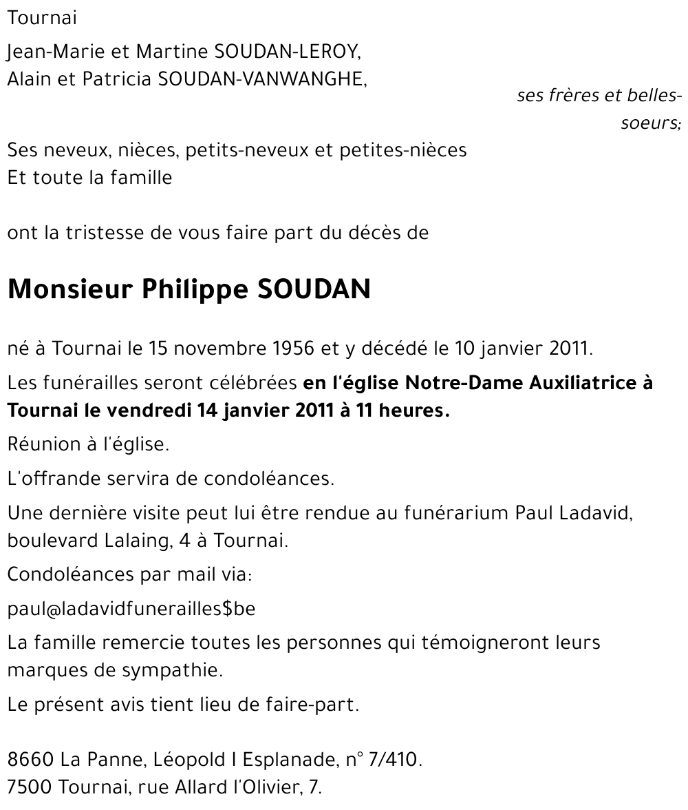 Philippe SOUDAN