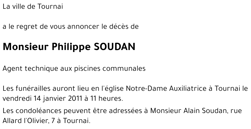 Philippe SOUDAN