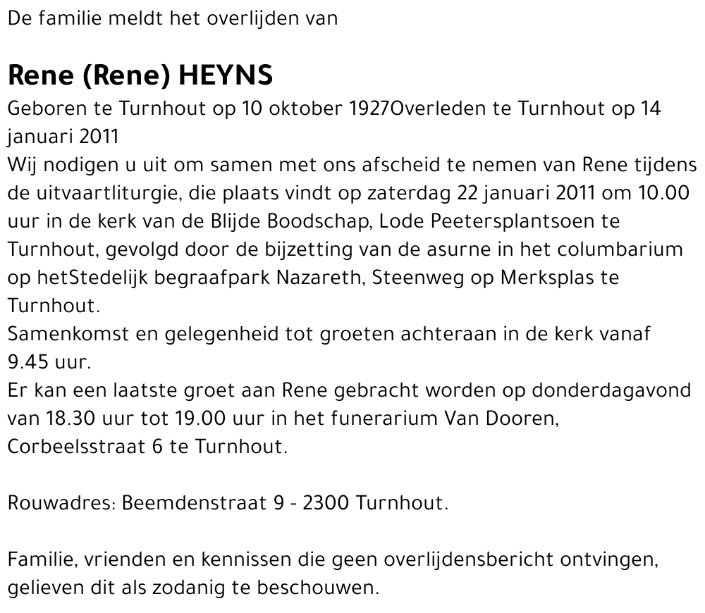 Rene Heyns