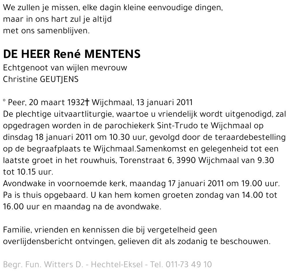 René Mentens