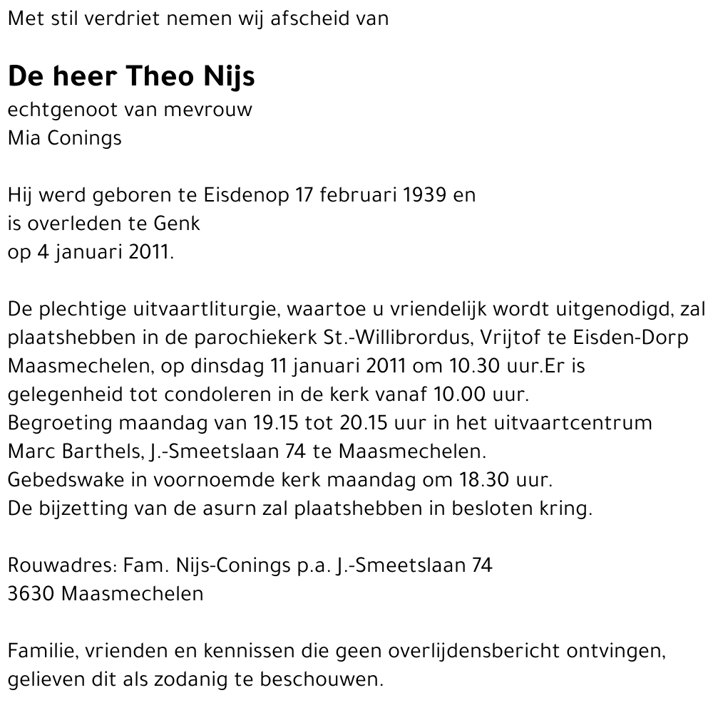 Theo Nijs