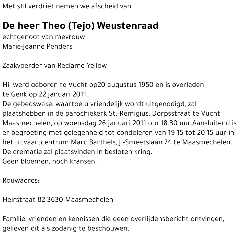 Theo Weustenraad