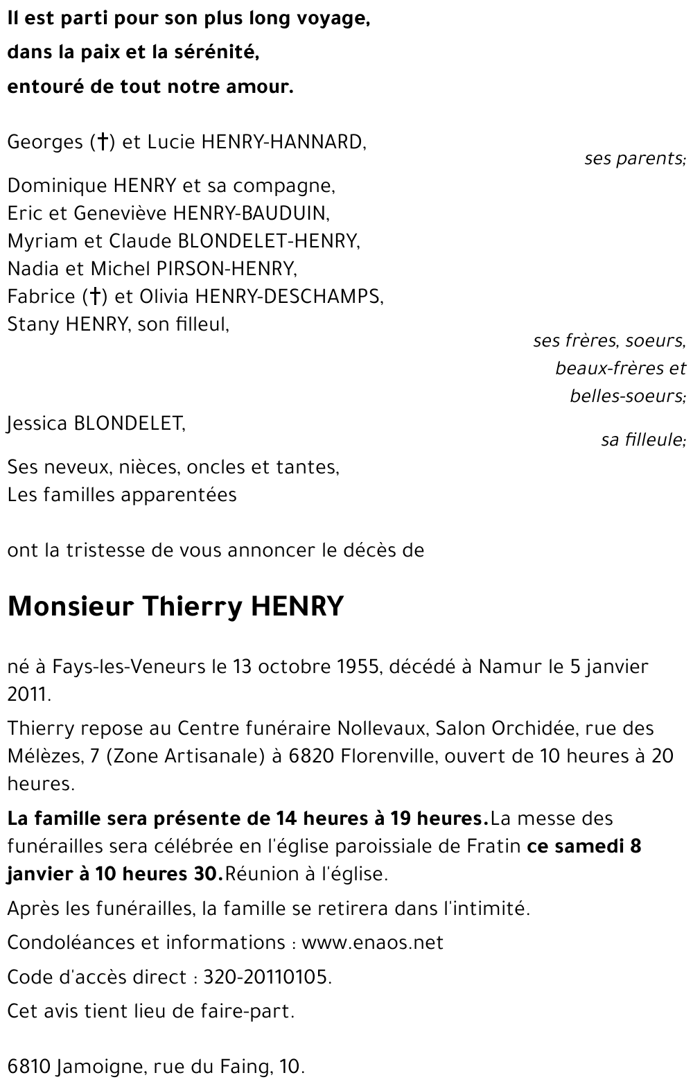 Thierrey HENRY