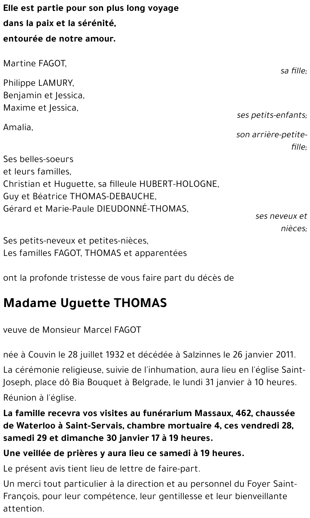 Uguette THOMAS