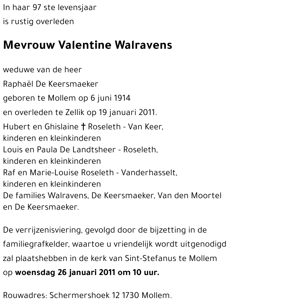 Valentine Walravens