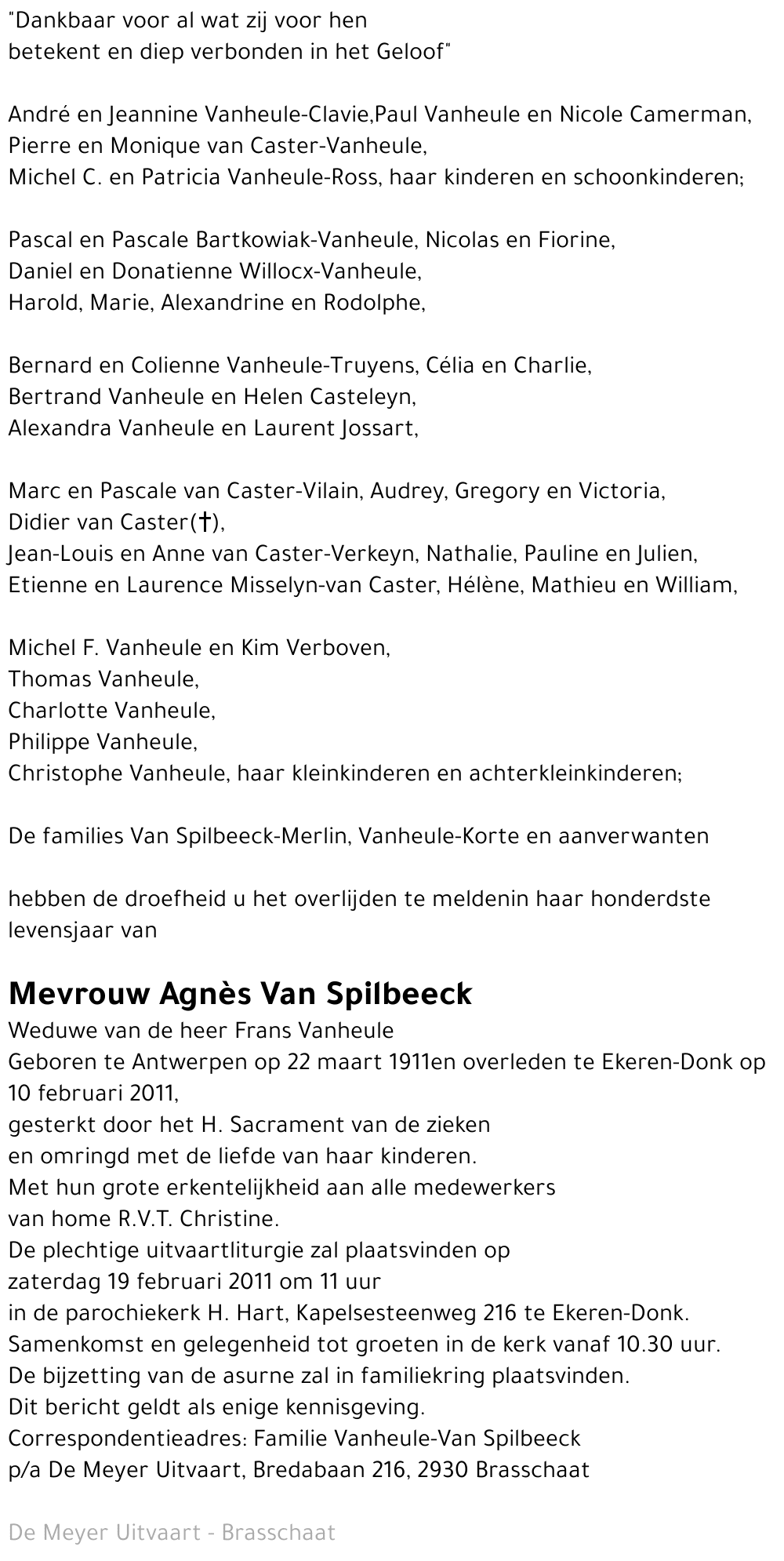 Agnès Van Spilbeeck