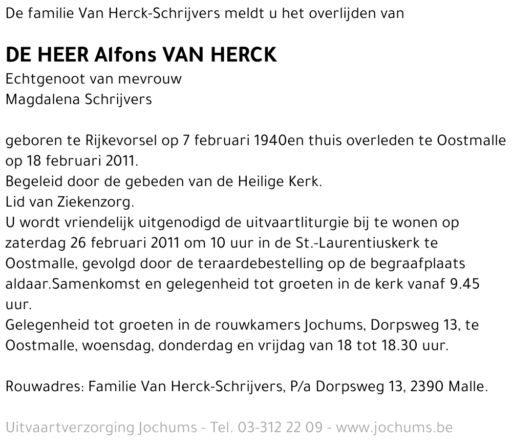 Alfons Van Herck