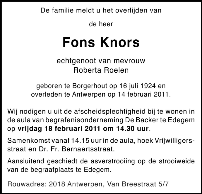 Alphonsus Knors