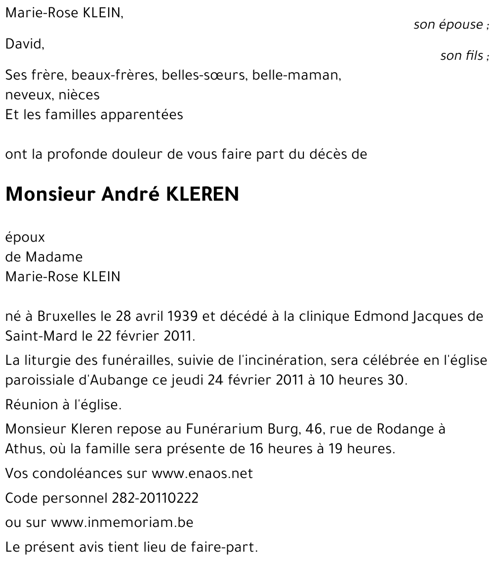 André KLEREN