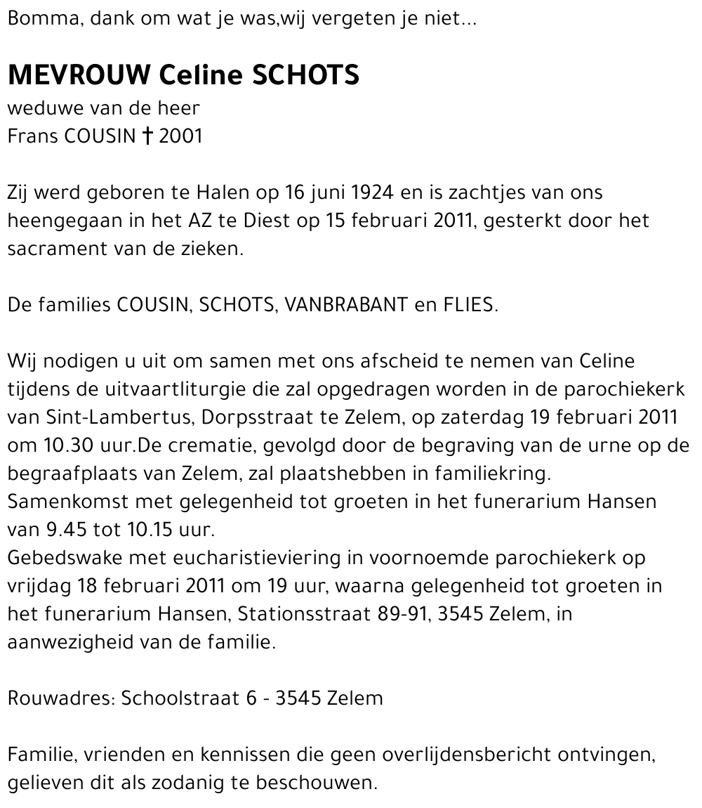 Celine SCHOTS