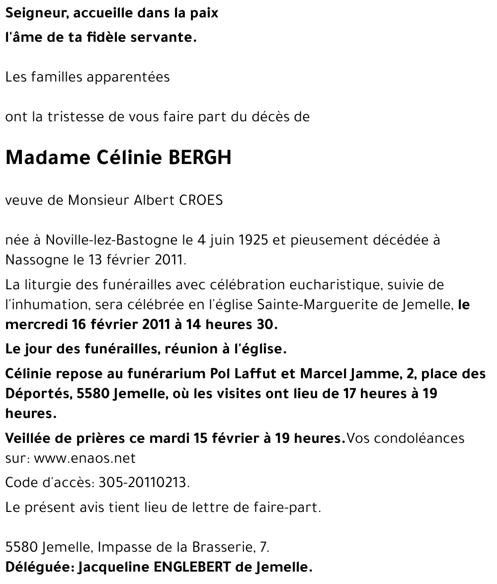 Célinie BERGH
