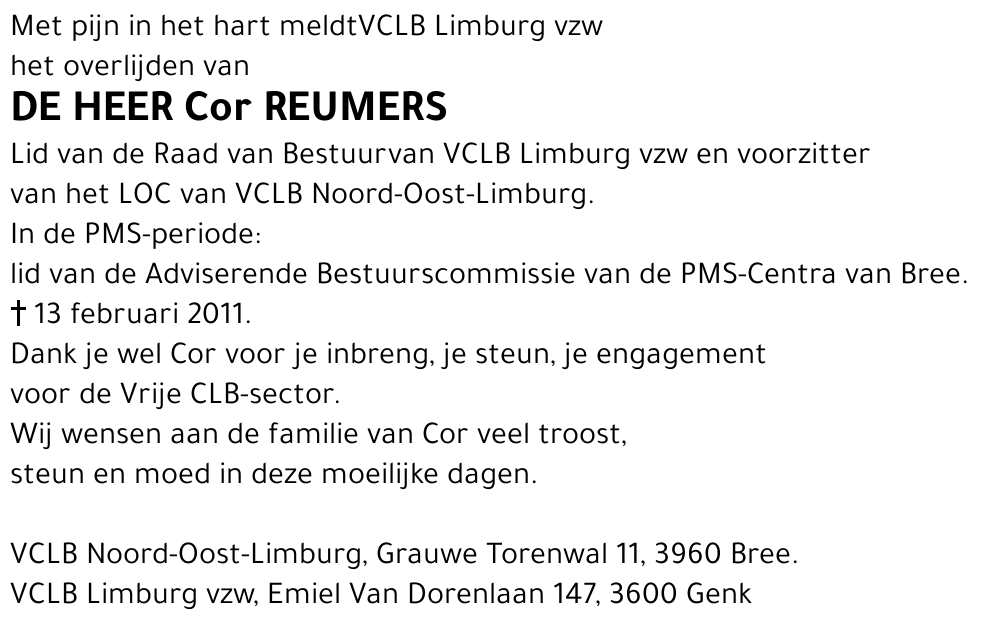 Cor Reumers