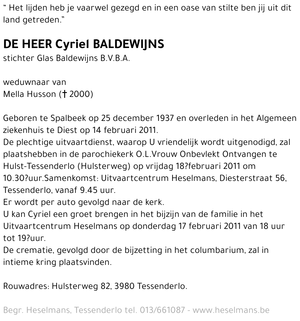 Cyriel Baldewijns