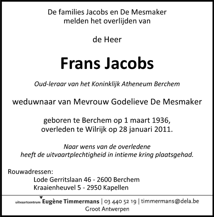 Frans Jacobs