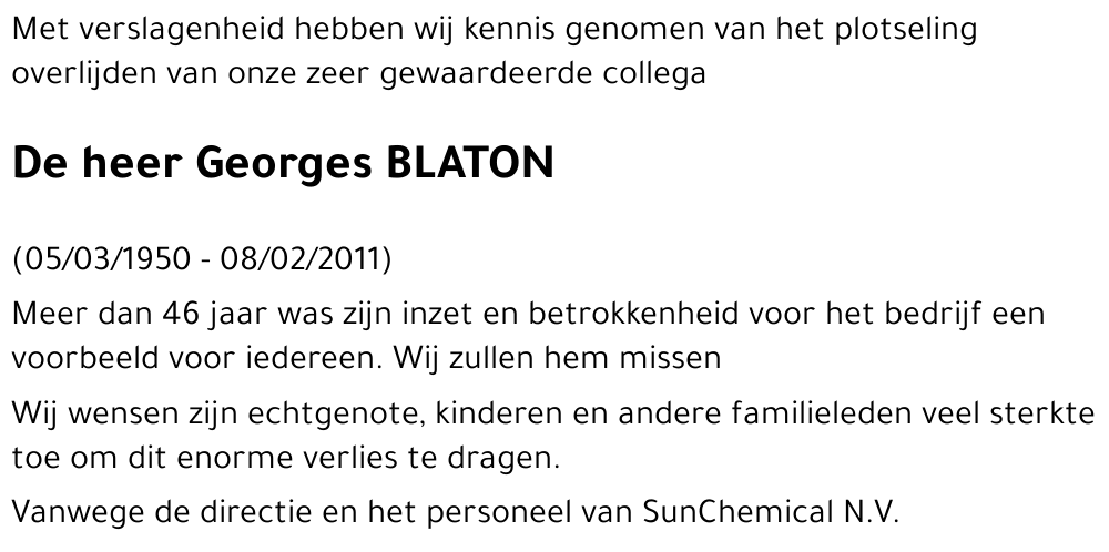 Georges BLATON