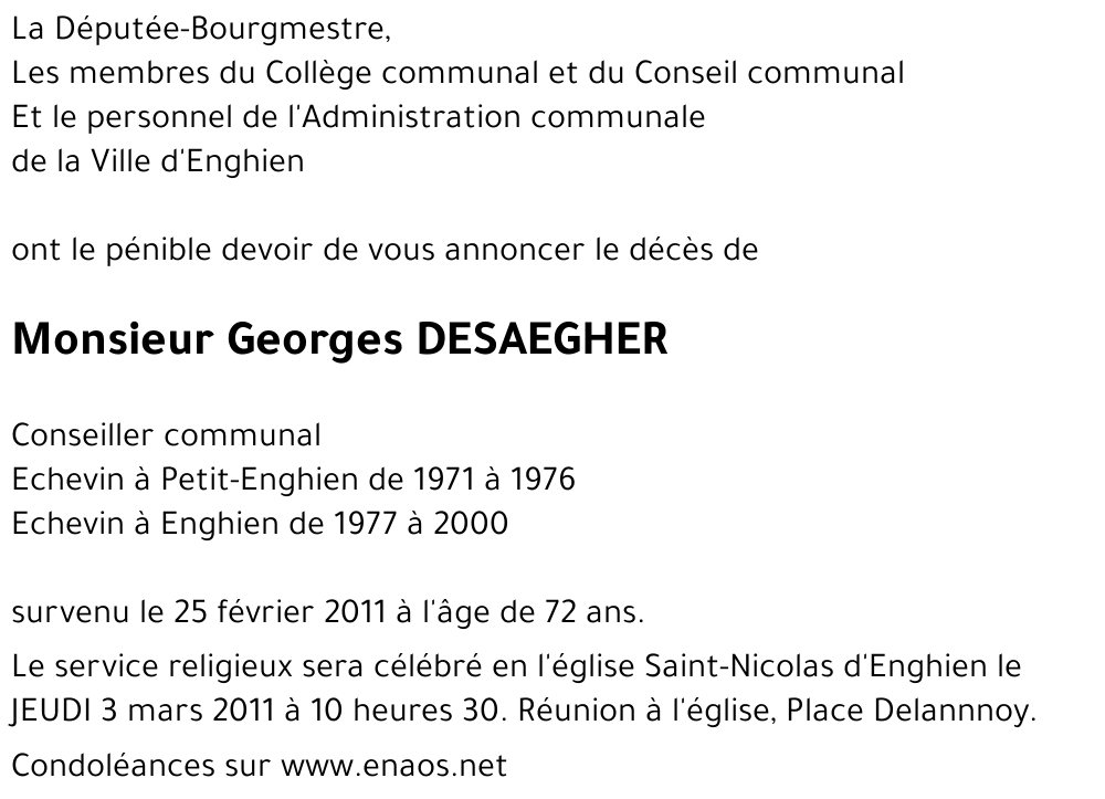 Georges DESAEGHER