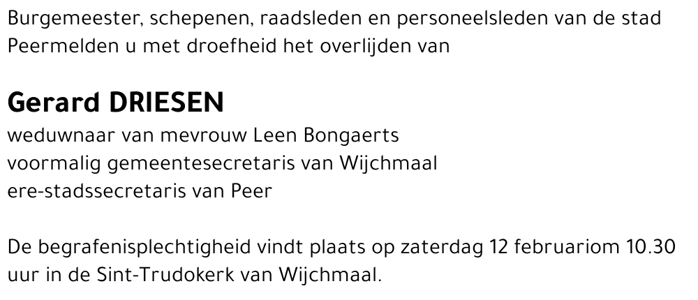 Gerard Driesen