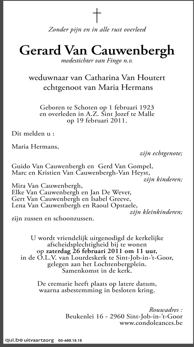 Gerard Van Cauwenbergh