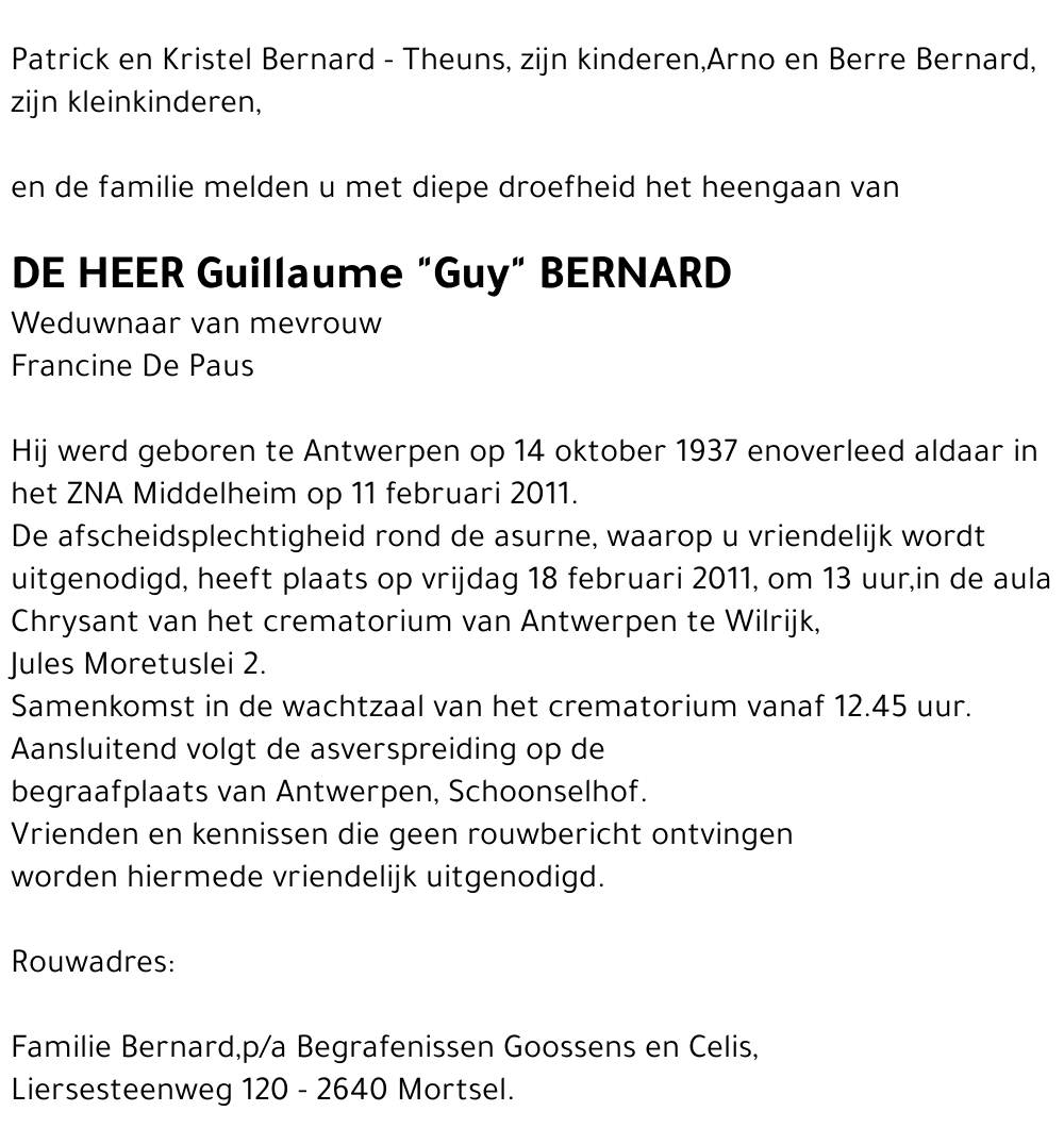 Guy Bernard