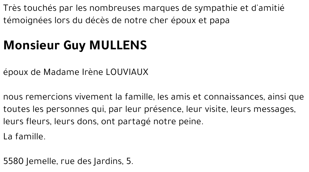 Guy MULLENS