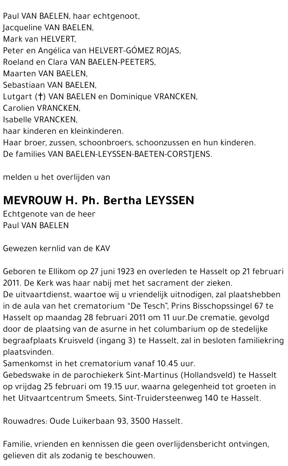 H. Ph. Bertha Leyssen