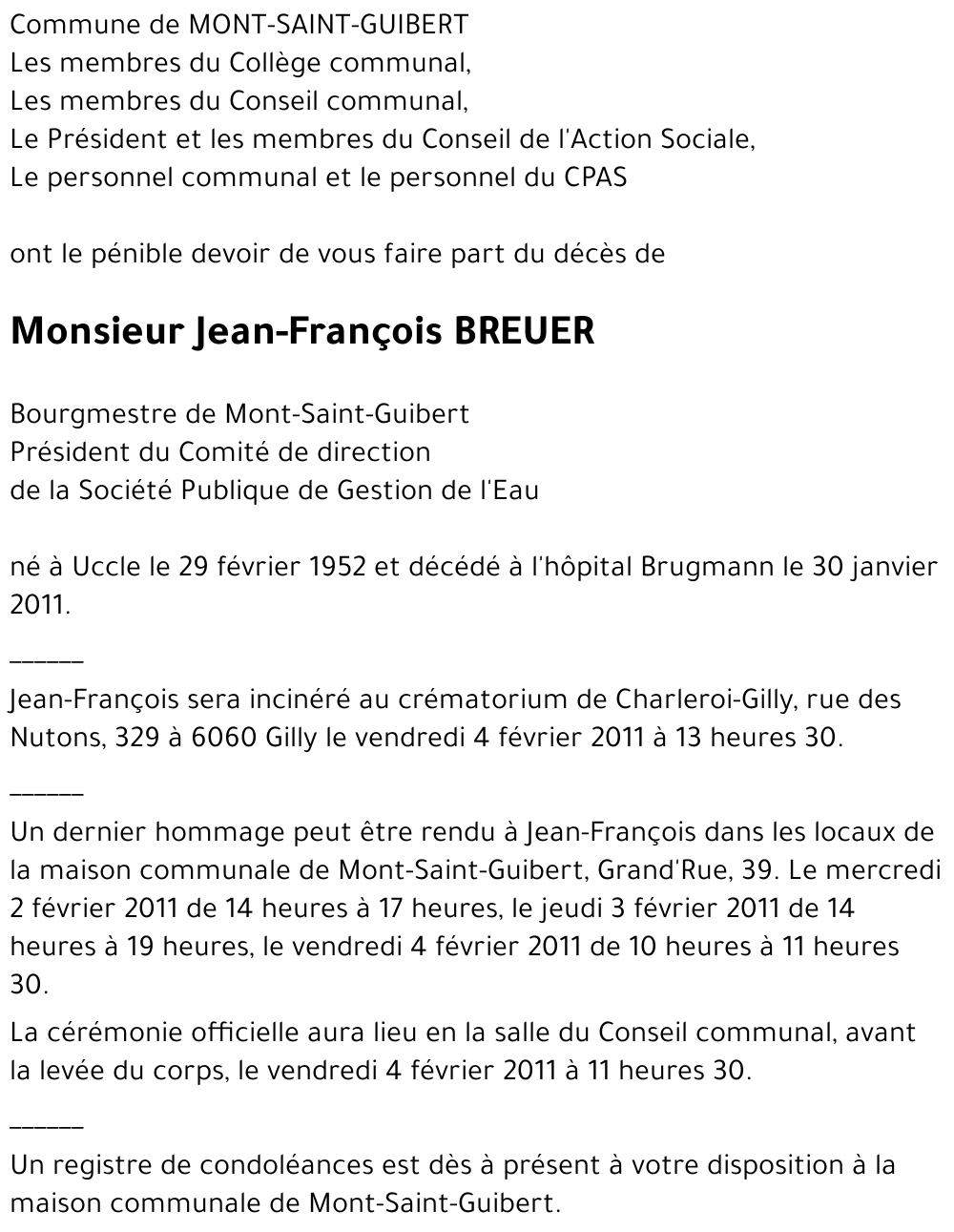 Jean-François BREUER